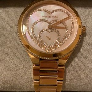Never worn Rose Gold Michael Kors watch